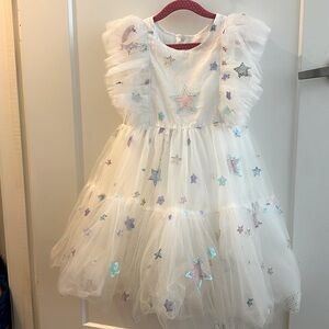 SHOOTING STAR TULLE DRESS from Lola + the boys size 5 worn once 🥳